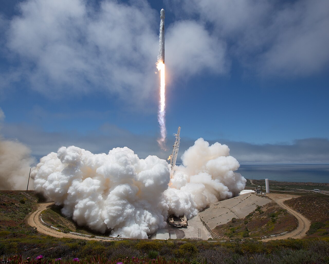 SpaceX Starship launch viewed from the International Space Station